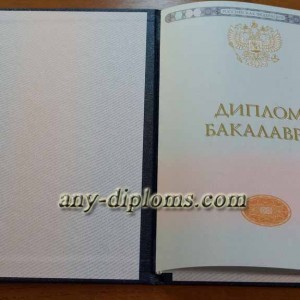 Диплом бакалавра 2014-2017 год (Москва)